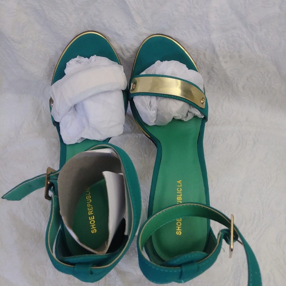 Shoe Republic LA open-toe heels - Picture 5 of 8
